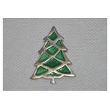 JH Breakell 925 Sterling Hand Enameled Christmas