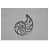 JH Breakell 925 Sterling Open Nautilus Pendant