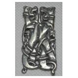 Jim Boyle Signed Pewter Celtic Beasties Panel