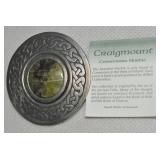 Craigmount Pewter Connemara Marble Brooch 2'