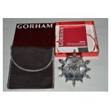 2006 Gorham Sterling Silver Snowflake Ornament
