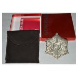 2011 Gorham Sterling Silver Snowflake Ornament