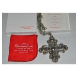 1972 Reed & Barton Sterling SIlver Christmas Cross