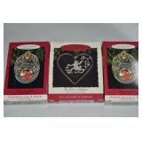 (3) Hallmark Keepsake Ornaments w/ Ten Lords A