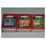 (3) Hallmark Keepsake Lunchbox Ornaments: Superman
