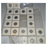 (20) US Jefferson Nickels including 1964D Unc