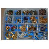 Case Full of Vintage-Newer Costume Jewelry