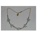 Piddly Links Lily of the Valley Enamel Necklace 15