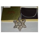 1997 Gorham Sterling Silver Snowflake Ornament