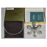 1998 Gorham Sterling Silver Snowflake Ornament