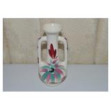 Vintage Art Pottery Double Handled Wedding Vase