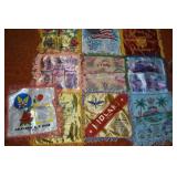 (10) WWII era US Military Satin Pillow Cases w/