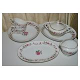 Misc Lot of Diamond Moss Rose China Dinnerware