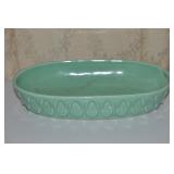 Vtg Red Wing USA Pottery Green 835 10"w Dish