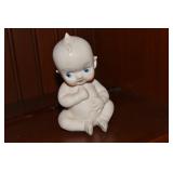 Vtg Handmade by Dorothy Porcelain Kewpie Doll