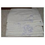 Vintage Tea Towels w/ Days of the Week Dutch Girl