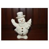 Lenox Porcelain Happy Snowman Figure 3.75t