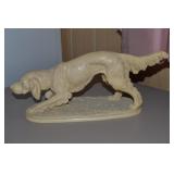 Vtg A Santini Norleans Resin Irish Setter Dog Fig