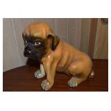 Vtg Marwal Plaster Resin Mastiff Boxer Puppy Fig