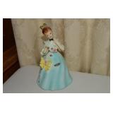 Vtg Ceramic Miss Teresa in Dress Planter 7.5t