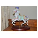 1990 Lenox Porcelain Charger Carousel Horse Fig