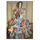 Vtg Italian Handpainted Ceramic Flamenco Dancer