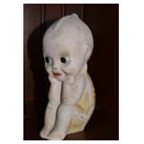 Vintage Chalkware Kewpie Doll Figure 6 3/8