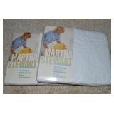 (2) Martha Stewart Everyday Twin Flat & Fitted