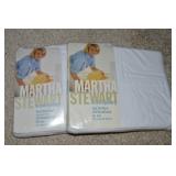 (2) Martha Stewart Everyday Twin Flat & Fitted
