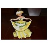 Vtg Lefton Ceramic Marika Frances 6" Tall Figure