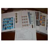 (11) Sheets of US Stamps (see list pictured)