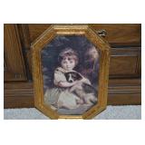Vtg Italian Framed Miss Jane Bowles Reynolds