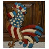 1971 Sexton No 1901 Metal Red White & Blue Rooster