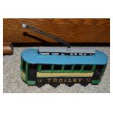 Vintage Cast Iron San Francisco Style Trolley Car