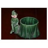 Vintage Ceramic Elf / Pixie Small Planter 4.5w