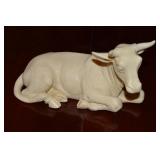 Vintage Bianchi Italy Resin Nativity Ox / Cow Fig