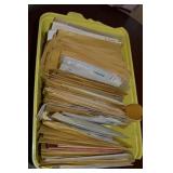 Tub Full of Mostly Foreign Sorted Stamps + 1st Day