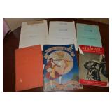 (6) Vtg Paperback Stamp Books - Top Row Near Full