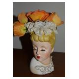 1959 Rubens Originals 501 Blonde Lady Head Vase