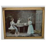 Ullman Mfg Co ca1898 Parlor Scene w/ Piano 13.25