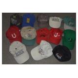 Lot of Vintage-Newer Snapback Hats: Advertising
