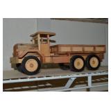 Melvin Beavers Handcrafted Wood Flatbed Truck