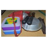 (2) Crayola Snack Packers + Canteen, Flatware +