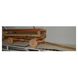 Melvin Beavers Handcrafted Wood Farm Wagon