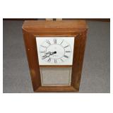 Vintage Seth Thomas Wood Case Wall Clock 23 x 14.5