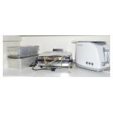 Kitchen Shelf Contents Lot: Toaster