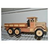 Melvin Beavers Handcrafted Wood Flatbed Truck