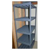 5 Tier Heavy Duty Plastic Storage Shelving Unit