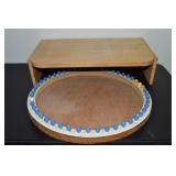 Melvin Beavers Handcrafted Wood Riser + Round
