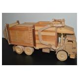 Melvin Beavers Handcrafted Wood Garbage Truck